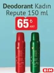 REPUTE DEODORANT KADIN 150 ML fiyat ve kampanya bilgisi